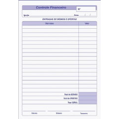 CONTROLE FINANCEIRO - ENTRADA DE DÍZIMOS E OFERTAS CONTROLE FINANCEIRO - ENTRADA DE DÍZIMOS E OFERTAS